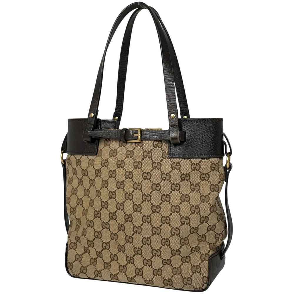 Gucci GG tote bag shoulder canvas brown